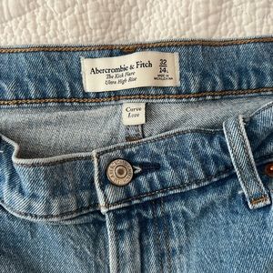 A&F Curve Love Kick Flare Jeans